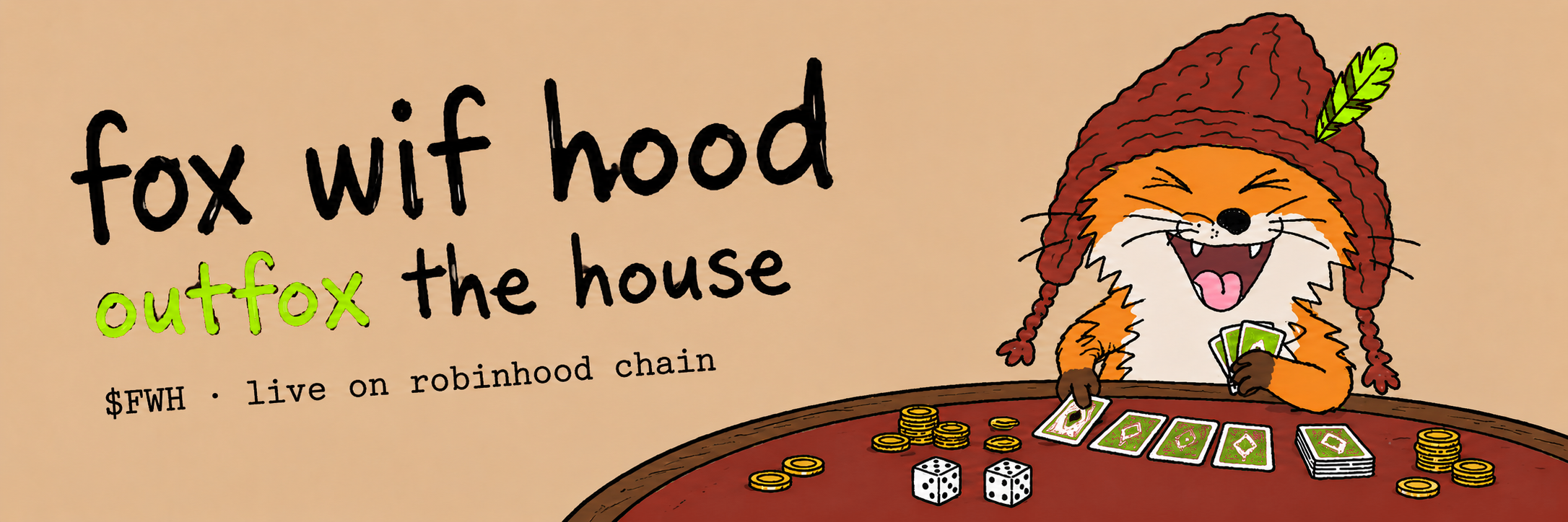 x banner with text